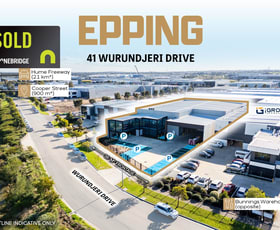 Showrooms / Bulky Goods commercial property sold at 41 Wurundjeri Drive Epping VIC 3076