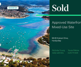 Development / Land commercial property sold at 58 Araluen Drive Hardys Bay NSW 2257