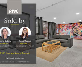 Offices commercial property sold at 7/113 Poinciana Avenue Tewantin QLD 4565