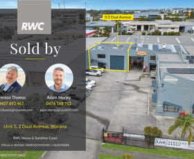 Offices commercial property sold at Unit 5/2 Dual Avenue Warana QLD 4575