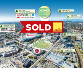 Shop & Retail commercial property sold at 93-97 Maroondah Hwy Ringwood VIC 3134