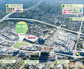 Development / Land commercial property sold at 93-97 Maroondah Hwy Ringwood VIC 3134