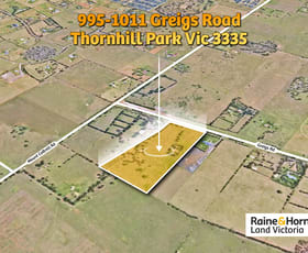 Development / Land commercial property for sale at 995-1011 Greigs Road Thornhill Park VIC 3335