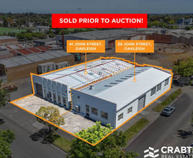 Factory, Warehouse & Industrial commercial property sold at 39 & 41 John Street Oakleigh VIC 3166