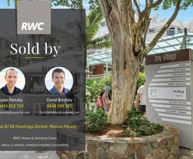 Shop & Retail commercial property sold at Shop 8/18 Hastings Street Noosa Heads QLD 4567