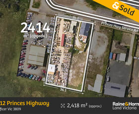 Rural / Farming commercial property sold at 412 Princes Highway Officer VIC 3809
