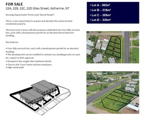 Development / Land commercial property for sale at 22 Giles Street Katherine NT 0850