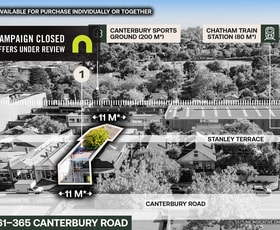 Development / Land commercial property for sale at 359-365 Canterbury Road Surrey Hills VIC 3127