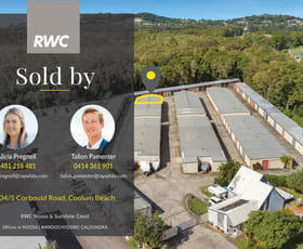 Factory, Warehouse & Industrial commercial property sold at Lot 404/5 Corbould Road Coolum Beach QLD 4573