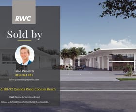 Factory, Warehouse & Industrial commercial property sold at Unit 6/88-92 Quanda Road Coolum Beach QLD 4573