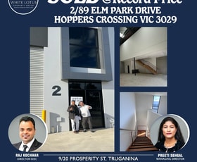 Factory, Warehouse & Industrial commercial property sold at 2/89 Elm Park Drive Hoppers Crossing VIC 3029