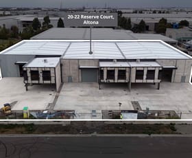 Factory, Warehouse & Industrial commercial property for lease at 20-22 Reserve Court Altona VIC 3018