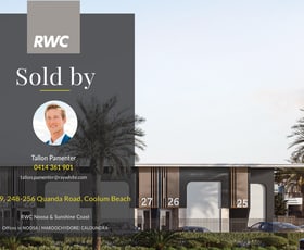 Factory, Warehouse & Industrial commercial property sold at 29/248-256 Quanda Road Coolum Beach QLD 4573