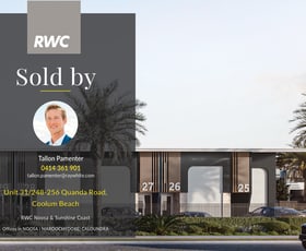 Factory, Warehouse & Industrial commercial property for sale at 31/248-256 Quanda Road Coolum Beach QLD 4573