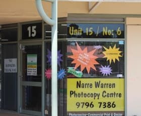 Shop & Retail commercial property leased at 15/6 Rebound Court Narre Warren VIC 3805