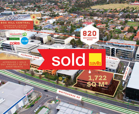 Development / Land commercial property sold at 820 Whitehorse Road Box Hill VIC 3128