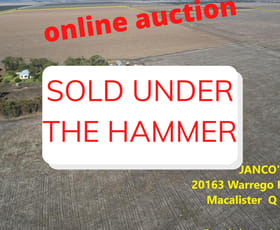 Rural / Farming commercial property sold at 20163 Warrego Highway Macalister QLD 4406