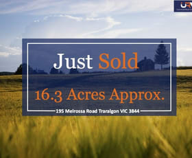 Rural / Farming commercial property sold at 84 Payne Road New Gisborne VIC 3438