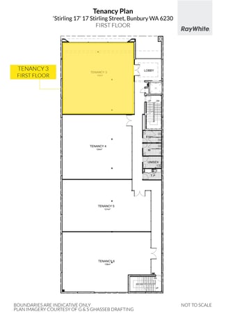 Offices commercial property leased at Tenancy 3 - 17 Stirling Street Bunbury WA 6230