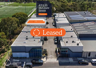Factory, Warehouse & Industrial commercial property leased at Unit 4/53-55 McClure Street Thornbury VIC 3071 Factory, Warehouse & Industrial commercial property leased at Unit 4/53-55 McClure Street Thornbury VIC 3071