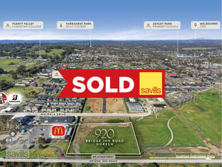 Development / Land commercial property sold at 920 Bridge Inn Road Doreen VIC 3754