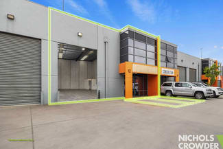 Factory, Warehouse & Industrial commercial property sold at 12/94-102 Keys Road Cheltenham VIC 3192