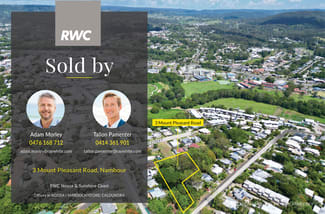 Development / Land commercial property sold at 3 Mount Pleasant Road Nambour QLD 4560 Development / Land commercial property sold at 3 Mount Pleasant Road Nambour QLD 4560