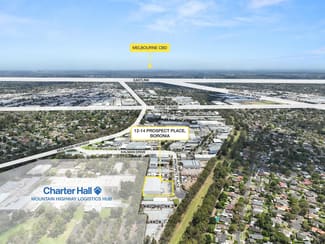 Factory, Warehouse & Industrial commercial property sold at 12-14 Prospect Pl Boronia VIC 3155