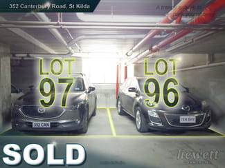 Parking / Car Space commercial property sold at 96 & 97/352 Canterbury Road St Kilda VIC 3182