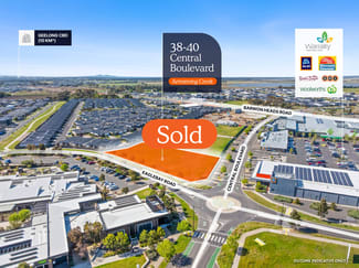 Development / Land commercial property sold at 38-40 Central Boulevard Armstrong Creek VIC 3217