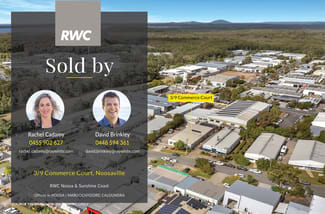 Factory, Warehouse & Industrial commercial property sold at 3/9 Commerce Court Noosaville QLD 4566 Factory, Warehouse & Industrial commercial property sold at 3/9 Commerce Court Noosaville QLD 4566