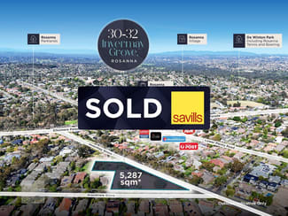 Development / Land commercial property sold at 30-32 Invermay Grove Rosanna VIC 3084