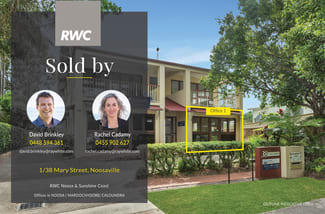 Offices commercial property sold at 1/38 Mary Street Noosaville QLD 4566