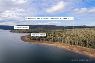 Rural / Farming commercial property for sale at 'Hardings Bay Retrea Lake Leake Road Lake Leake TAS 7210 Rural / Farming commercial property for sale at 'Hardings Bay Retrea Lake Leake Road Lake Leake TAS 7210