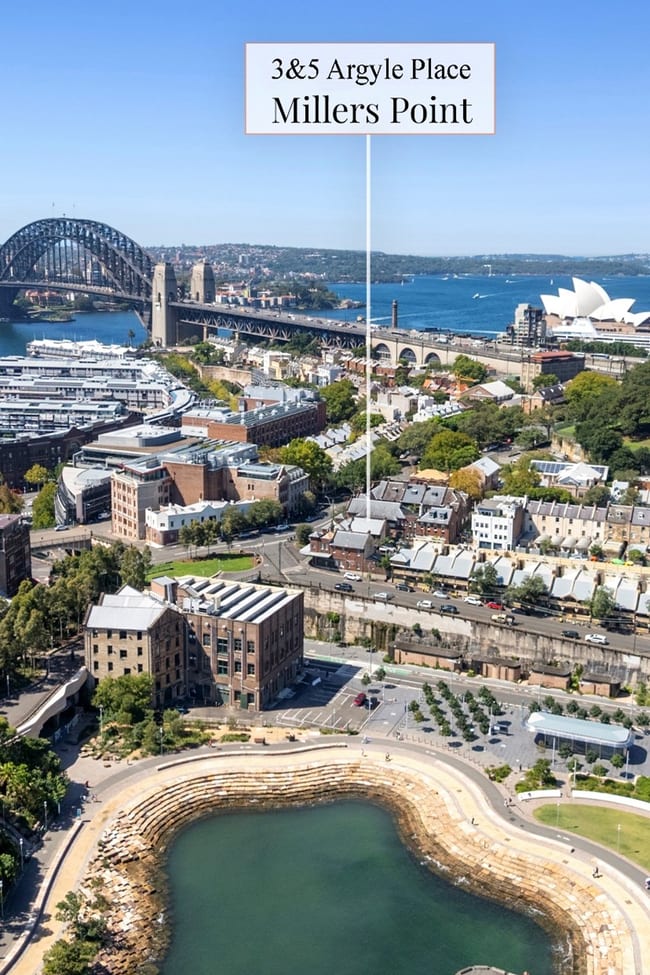3 & 5 Argyle Place Millers Point NSW 2000