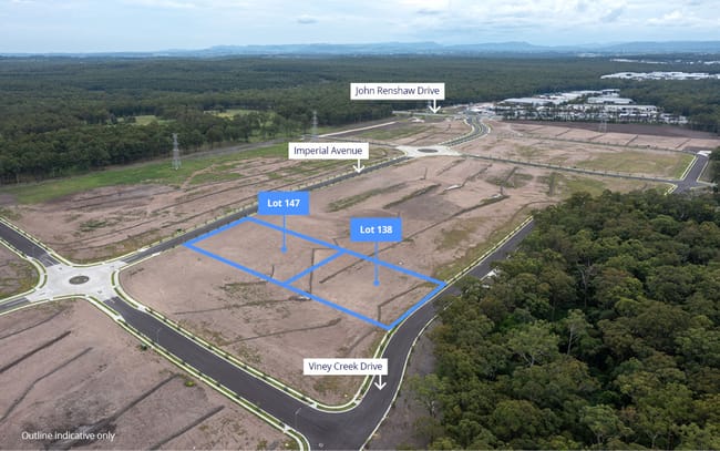 Lot 138 Viney Creek Drive & Lot 147 Imperial Avenue Black Hill NSW 2322