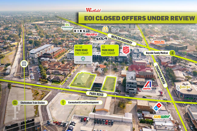 147-149 & 153 Park Road Cheltenham VIC 3192