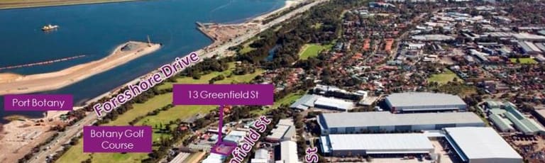 Factory, Warehouse & Industrial commercial property for lease at 13 Greenfield Street Botany NSW 2019