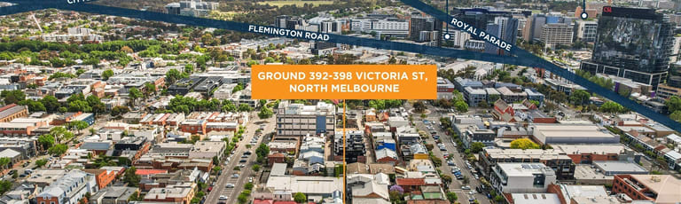 Showrooms / Bulky Goods commercial property for lease at Ground/392 - 398 Victoria Street North Melbourne VIC 3051