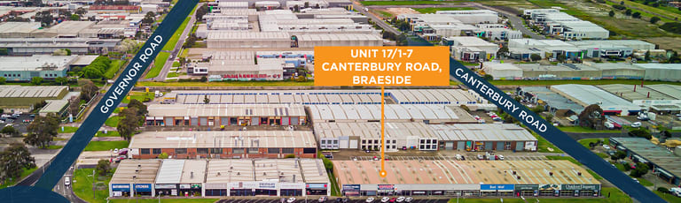 Factory, Warehouse & Industrial commercial property for lease at 17/1-7 Canterbury Road Braeside VIC 3195