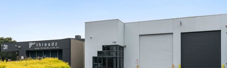 Factory, Warehouse & Industrial commercial property leased at Unit 1/1/35 Gilbert Park Drive Knoxfield VIC 3180