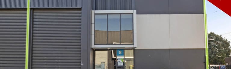 Factory, Warehouse & Industrial commercial property leased at 8/6B Railway Avenue Oakleigh VIC 3166