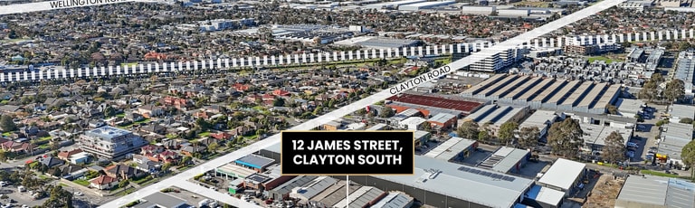 Showrooms / Bulky Goods commercial property for lease at 12 James Street Clayton South VIC 3169