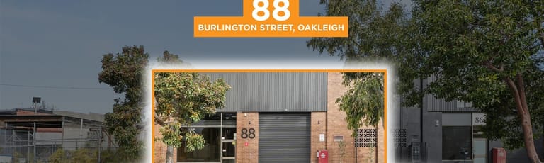 Factory, Warehouse & Industrial commercial property for lease at 88 Burlington Street Oakleigh VIC 3166