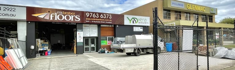 Factory, Warehouse & Industrial commercial property for lease at 1/18 Rushdale Street Knoxfield VIC 3180