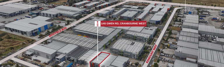 Showrooms / Bulky Goods commercial property for lease at 1/45 Gwen Road Cranbourne West VIC 3977