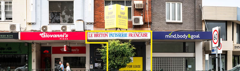 Shop & Retail commercial property for lease at 519 Military Road Mosman NSW 2088