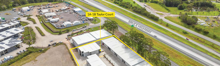 Factory, Warehouse & Industrial commercial property for sale at 1A-1B Taylor Court Cooroy QLD 4563