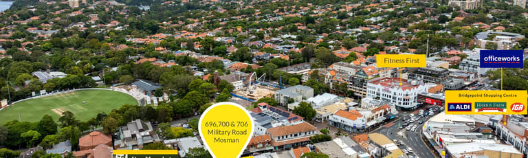 Offices commercial property sold at 696 , 700 & 706 Military Road Mosman NSW 2088