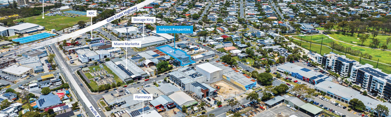Factory, Warehouse & Industrial commercial property for sale at 3 Avalon Parade & 39 Hillcrest Parade Miami QLD 4220